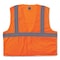 Ergodyne GloWear 8210Z Class 2 Economy Mesh Vest, Polyester, Orange, Small/Medium 21043 - alternate 3